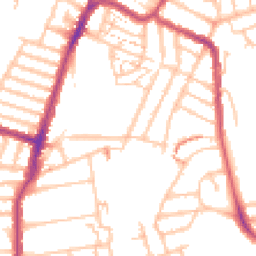 Daytime road noise heatmap for SE4 1AN
