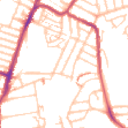 Daytime road noise heatmap for SE4 1AP