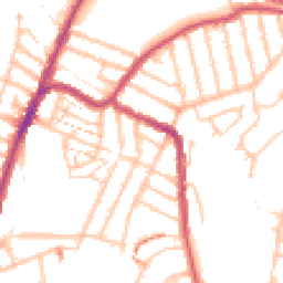 Daytime road noise heatmap for SE4 1AS