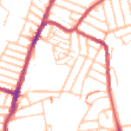 Daytime road noise heatmap for SE4 1AU