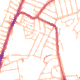 Daytime road noise heatmap for SE4 1AW