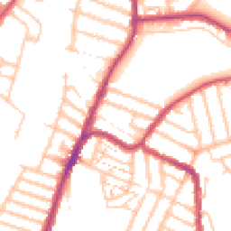 Daytime road noise heatmap for SE4 1AZ