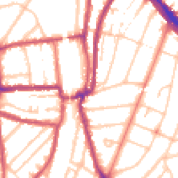 Daytime road noise heatmap for SE4 1BE