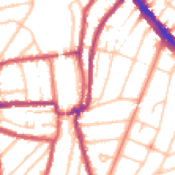 Daytime road noise heatmap for SE4 1BH
