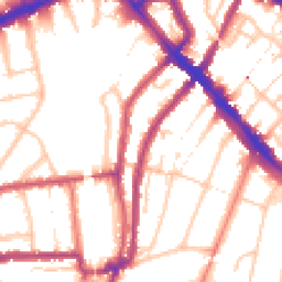 Daytime road noise heatmap for SE4 1BL