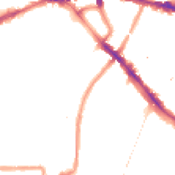 Night-time road noise heatmap for SE4 1BN