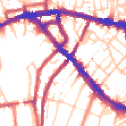 Daytime road noise heatmap for SE4 1BP