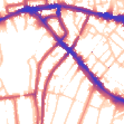 Daytime road noise heatmap for SE4 1BS