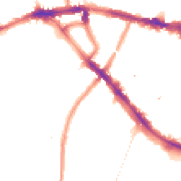 Night-time road noise heatmap for SE4 1BS
