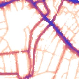 Daytime road noise heatmap for SE4 1BU