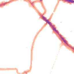 Night-time road noise heatmap for SE4 1BU