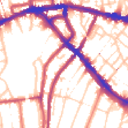 Daytime road noise heatmap for SE4 1BW