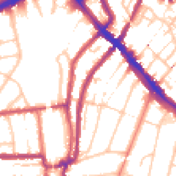 Daytime road noise heatmap for SE4 1BY
