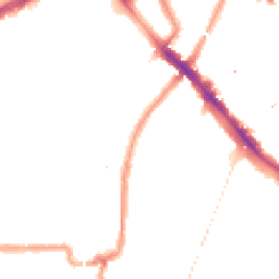 Night-time road noise heatmap for SE4 1BY