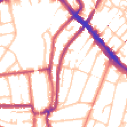 Daytime road noise heatmap for SE4 1BZ