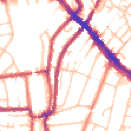 Daytime road noise heatmap for SE4 1DA