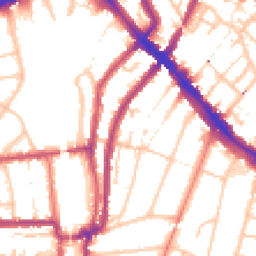 Daytime road noise heatmap for SE4 1DB