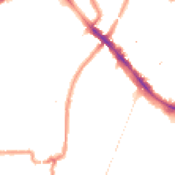 Night-time road noise heatmap for SE4 1DD