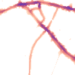 Night-time road noise heatmap for SE4 1DG