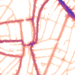 Daytime road noise heatmap for SE4 1DJ