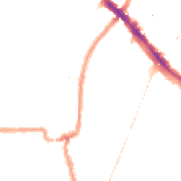 Night-time road noise heatmap for SE4 1DS