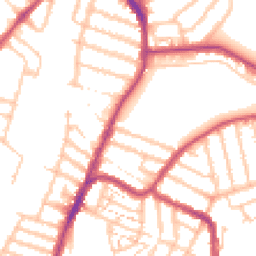 Daytime road noise heatmap for SE4 1DU