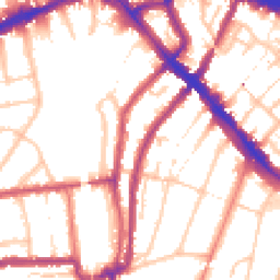 Daytime road noise heatmap for SE4 1DW