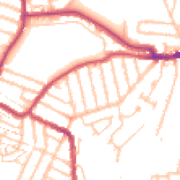 Daytime road noise heatmap for SE4 1HQ