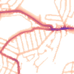 Daytime road noise heatmap for SE4 1JT