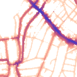 Daytime road noise heatmap for SE4 1PR