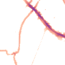 Night-time road noise heatmap for SE4 1PR