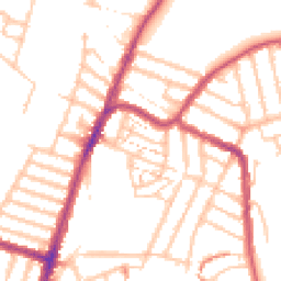 Daytime road noise heatmap for SE4 1RQ