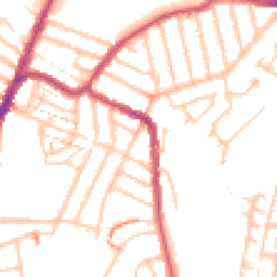 Daytime road noise heatmap for SE4 1RZ