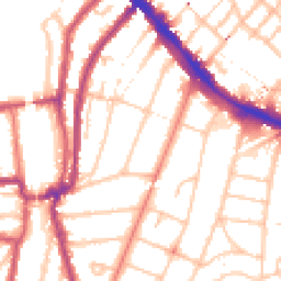 Daytime road noise heatmap for SE4 1TD