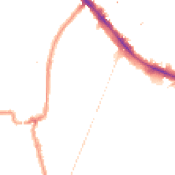 Night-time road noise heatmap for SE4 1TD