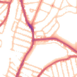 Daytime road noise heatmap for SE4 1YT