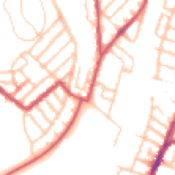 Daytime road noise heatmap for SE4 2AE