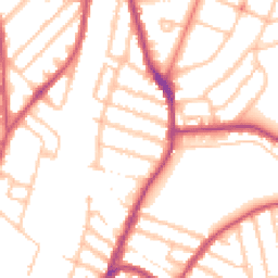 Daytime road noise heatmap for SE4 2BA