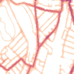 Daytime road noise heatmap for SE4 2BF