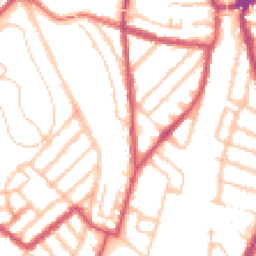 Daytime road noise heatmap for SE4 2BL
