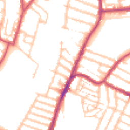 Daytime road noise heatmap for SE4 2DD