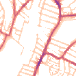 Daytime road noise heatmap for SE4 2DL