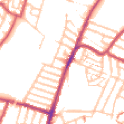 Daytime road noise heatmap for SE4 2DQ