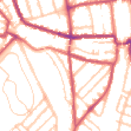 Daytime road noise heatmap for SE4 2EH