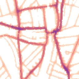 Daytime road noise heatmap for SE4 2EP