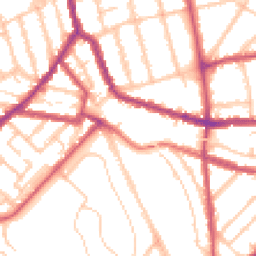 Daytime road noise heatmap for SE4 2FD