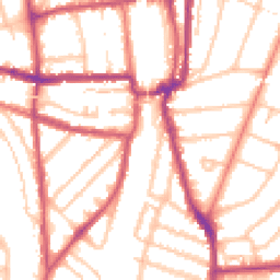 Daytime road noise heatmap for SE4 2FQ