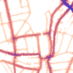 Daytime road noise heatmap for SE4 2FT