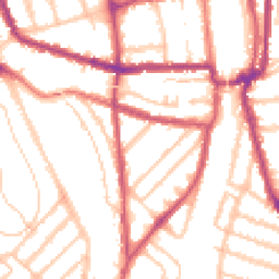 Daytime road noise heatmap for SE4 2JJ