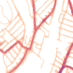 Daytime road noise heatmap for SE4 2LL